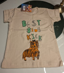 BEŽ MAJICA VEL. 110/116 za 6 god. - NOVO