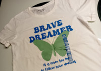 BIJELA MAJICA vel.146/152 - NOVO