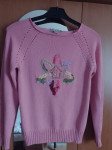 Dječiji pulover za djevojčice od 11-12 godina.