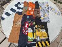 LOT dječjih majica dugih rukava 116-122 za dječake