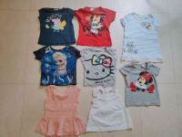 Lot majica kratki rukav 98-104: Disney Minnie, Peppa pig, Hello Kitty