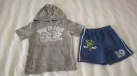 Majica kratkih rukava(86-92), kratke hlače (98),