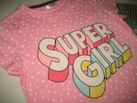 ROZA MAJICA NA ZVJEZDICE VEL. 128 - NOVO