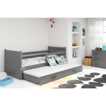 Krevet BMS Rico za 2 osobe 200x90 cm, GRF grafit