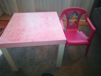 Dječji stolić i stolica