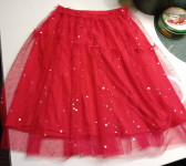 CRVENA SUKNJA VEL 158/164 - NOVO S ETIKETOM