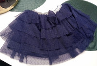 PLAVA SUKNJA NA VOLANE VEL. 110/116 - NOVO