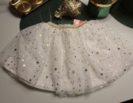 SUKNJA NA ZLATNE ZVIJEZDICE VEL 98 - NOVO