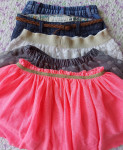 Suknjice 5kom. +haljina,majica, hlače, 8kom. 110/116 Zara, OVS, H&M