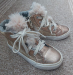 Ciciban kožne zlatne tenisice za djevojčice