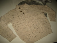 BEŽ PULOVER VEL. 128 - NOVO