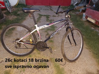 bicikli 26c kotaci 18 brzina sve ispravno