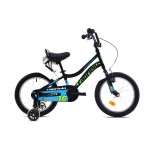 Capriolo dječji biciokl DIAVOLO KID 16"HT crna/zelena/pla — AKCIJA 15%