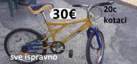 djeciji bicikli 20c kotaci potpuno ispravan