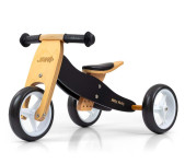Dječji bicikl bez pedala 2u1 Jake Classic crno-smeđi