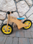 Dječji bicikl bez pedala - drveni