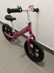 Dječji bicikl CRUZEE guralica (bicikl bez pedala) roza, 1.9kg