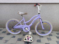 Dječji bicikl za curke 20"cola kotači I kaciga
