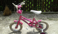 Dječji bicikl za curice sa pomoćnim kotačima