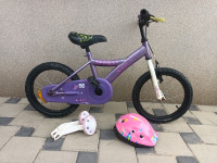 Dječji bicikl za cure 16"cola kotači+kaciga