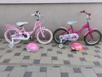 Dječji bicikli 16"cola kotači.+ kaciga,očuvani!