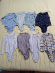 H&M lot bodi 86/92 8 kom. organski pamuk dugi rukav + 2 kom. gratis