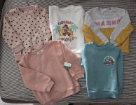 5x LOT majice za djevojčice 98/104