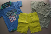 92 ljetni lot za dečke - košulja, majica, hlače
