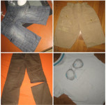 3 BERMUDE + 1 MAJICA VEL 104 /110 = sve za 13 eur