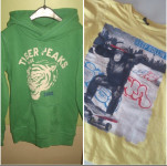 2 kom MAJICE vel.128/134 = 10 EUR