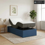 Električni podesivi okvir kreveta Plava 200 x 80 x 33,5 cm - Plava 80