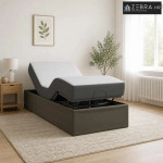 Električni podesivi okvir kreveta Siva 200 x 70 x 33,5 cm Čelik - Siva