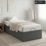 Električni podesivi okvir kreveta Tamnosiva 200 x 80 x 33,5 cm - Tamno