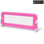 Sigurnosna ograda za dječji krevetić 102 x 42 cm ružičasta - Ružičasta