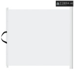 Uvlačiva vrata za kućne ljubimce bijela 102,5x125 cm - Bijela 102,5 x