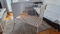 Dječji krevet (ograda uključena) s madracem - kinderbet