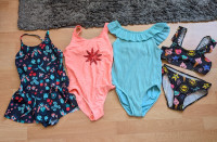 Kupaći kostim za djevojčice 128 134, lot