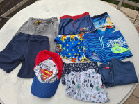 LOT kupaćih gaćica za dječake, kratke hlače 122/128 i kapu