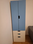 Ikea dječji ormar 60x192cm + klupa+stolac