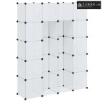 Modularni ormarić s 14 pretinaca bijeli 37 x 146 x 180,5 cm - Bijela 1