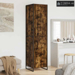 Ormar 2 pcs Dimni hrast 50 x 50 x 200 cm Konstruirano drvo