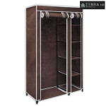 Ormar od Tkanine Smeđi  - Smeđa 1 1