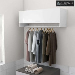 Ormar visoki sjaj bijeli 100 x 32,5 x 35 cm konstruirano drvo - Visoko