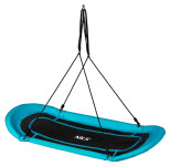 Ljuljaška s ovalnim sjedalom 167 x 71 cm tirkizna