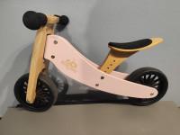 Kinderfeets drvena dječja guralica Tiny Tot Plus 2u1 Rose