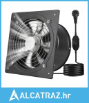25,4 cm ispušni ventilator, 988 CFM zidni ventilator velike brzine s r