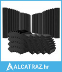 Akustične pjenaste ploče, pakiranje od 4 komada 16,5 x 6,3 x 12 inča,