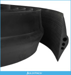 Brtva za garažni pod Crna 74 x 20 mm 12 m EPDM guma - NOVO