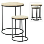 Home & Styling Collection 921671 set 2 klub stolića – MDF ploča s efek