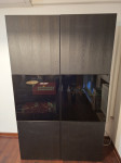 IKEA BESTA crni ormar